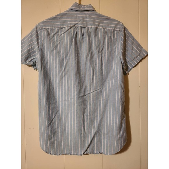 J.Crew Button Down Shirt Men's Small Striped Short Sleeve Authentic Fit (CCC) - Picture 4 of 4